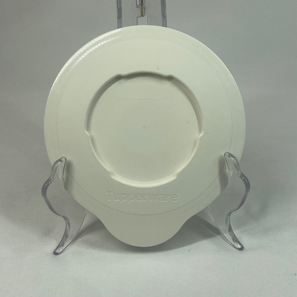 Tupperware Lid Only Snack Store Serve 5.25" White Replacement 6569A